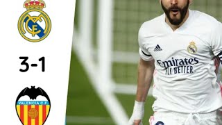 Real Madrid vs Valencia 3-1 Extended Highlight All \& Goals 2022 HD