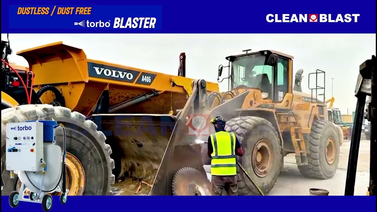 Vapor Blasting Machine No Dust | Dust Free Blasting in Open Area