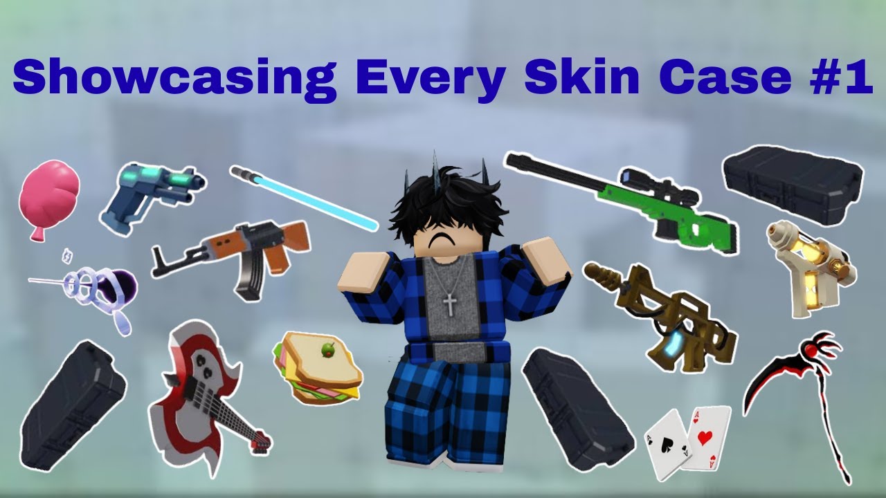 Showcasing Every Skin in the Skin Case 1 in Roblox Rivals - YouTube