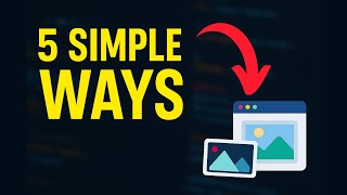 5 simple ways to Add an Image in web page (Step-by-Step)