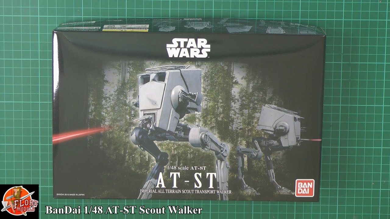Bandai 1/48th AT ST Scout Walker Review