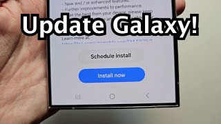 How to Update Android Software on Samsung Galaxy S24 Ultra