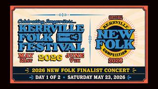 Kerrville Folk Festival's Grassy Hill New Folk Songwriting Competition 2026, Day 1