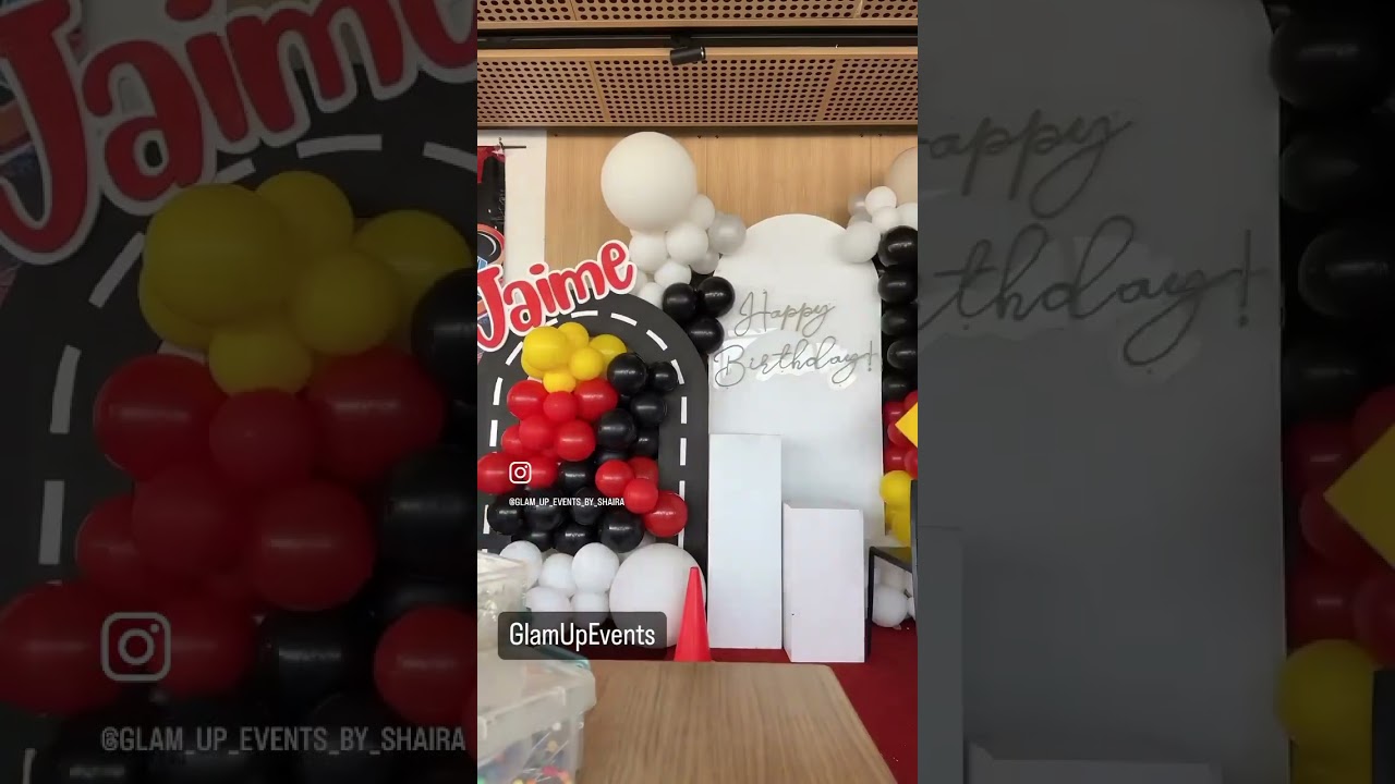 RACE CAR THEME BACKDROP 