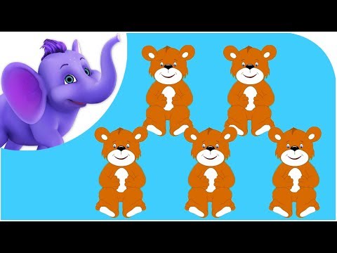 Five Brown Teddies - Nursery Rhyme