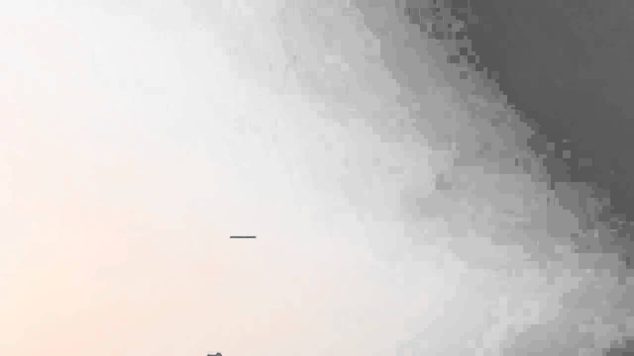 Cigar Shaped UFO Over Korosten, Ukraine