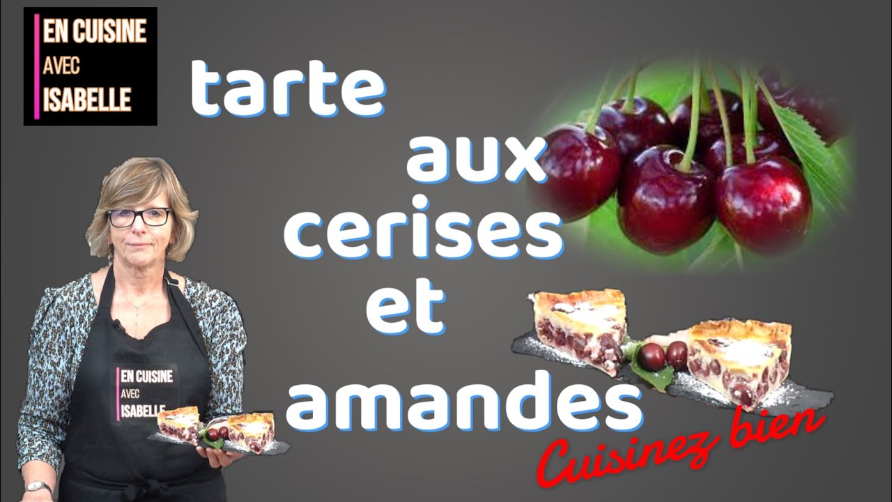 tarte aux cerises et amandes
