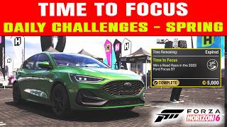 Time To Focus Daily Challenge Forza Horizon 6 | SPRING Season | FOCUS ST ROAD RACE EVENT Hot Hatch