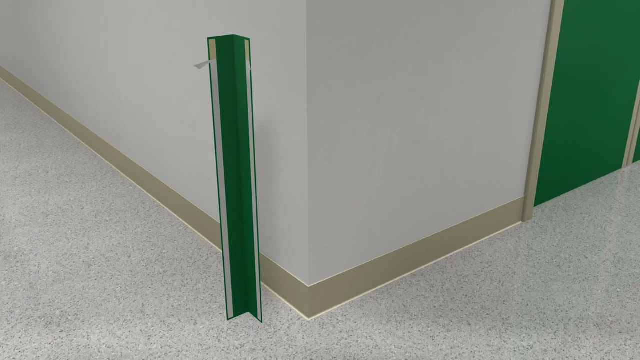 Installation of Corner Protection | Short form Tutorial | Yeoman Wall Protection