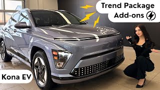 Everything The Trend Package Adds To The 2026 Kona Ev