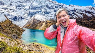 We climbed a SNOWCAPPED MOUNTAIN in Peru  | Humantay Lagoon