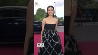 Fav red carpet looks of all-time favourite artiste Rebecca Lim! #StarAwards2023 #shorts #红星大奖2023 screenshot 3