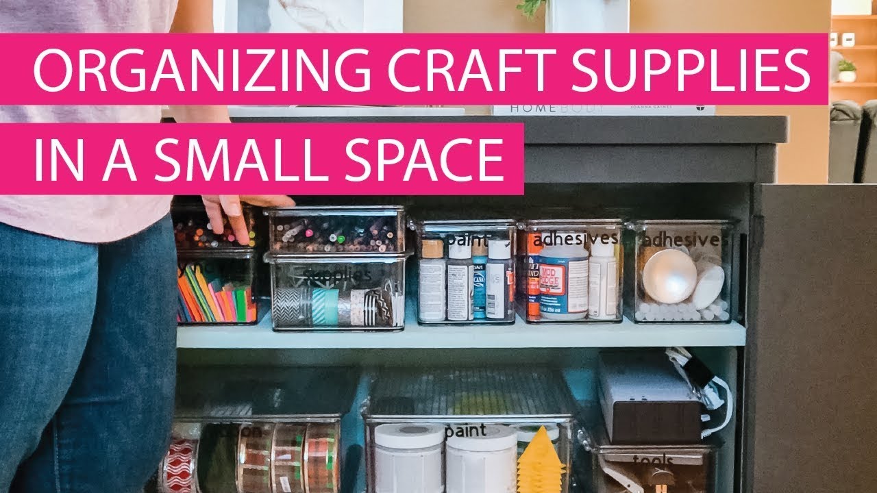 Craft Supply Organization - Kid Bam  Organize craft supplies, Craft storage  ideas for small spaces, Craft supply storage