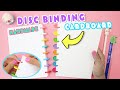 How to Make DISC Binding Notebook Handmade - Disc of Cardboard easy to do | aPasos Crafts DIY