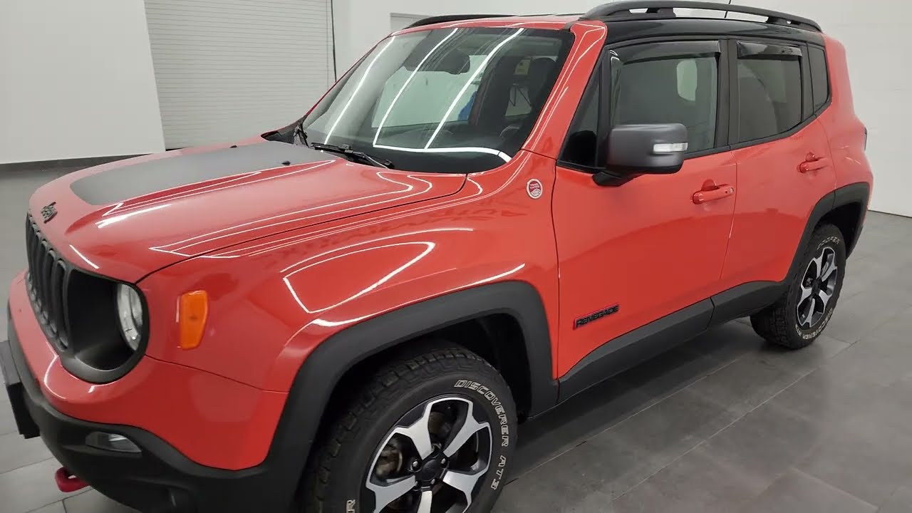 2019 JEEP RENEGADE TRAILHAWK 4X4 OMAHA ORANGE 1.3L TURBO 4K WALKAROUND 13403ZA SOLD!