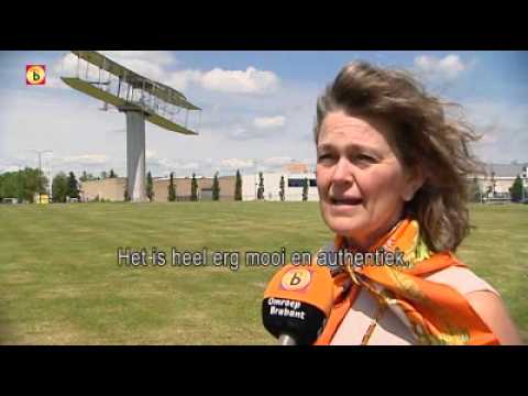 Herdenkteken Etten-Leur voor start luchtvaart Nederland