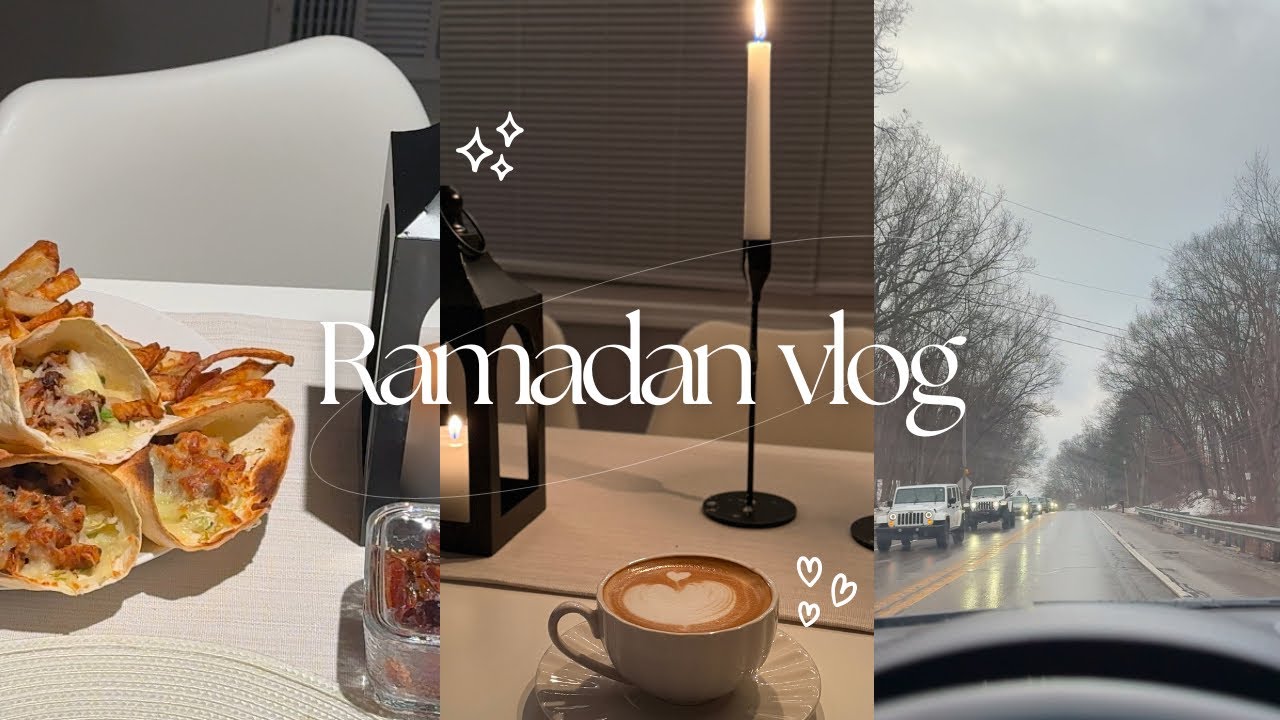 Ramadan Vlog 🌙 | مقاضي رمضان ، إفطار ، طريق سفر 💫