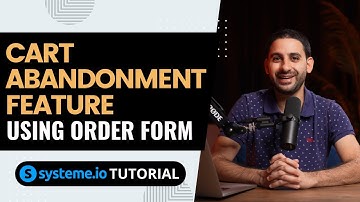 Cart Abandonment feature using Order Form in Systeme.io