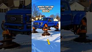 Which Car Can Handle This Snow? ❄️🤯🚗 #shorts #cars