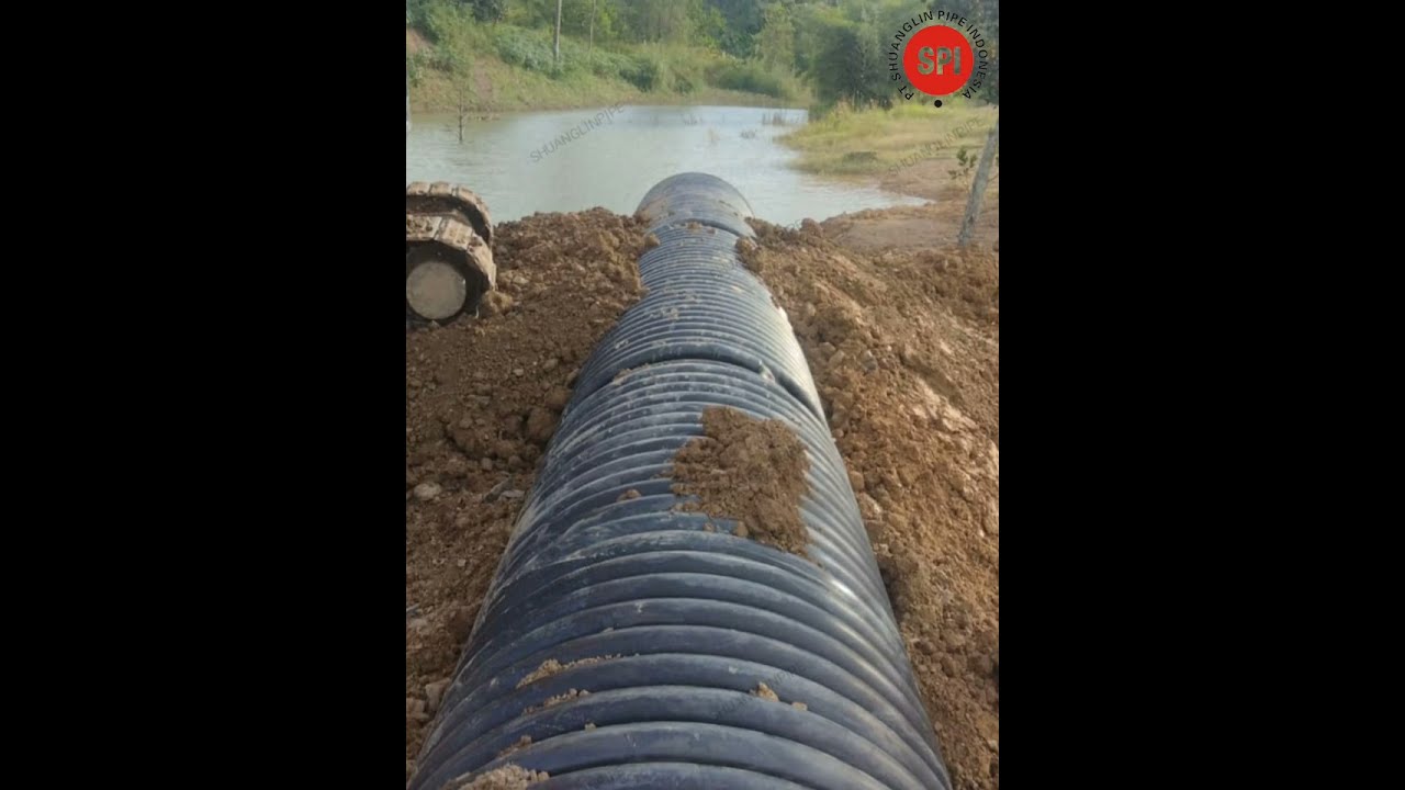 PIPA SPIRAL PIPE / HDPE SPIRAL CULVERT  UNTUK DRAINASE