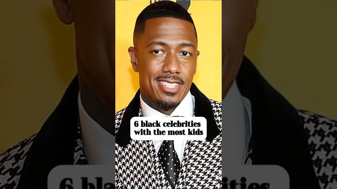 6️⃣ black celebrities with most kids 👀❤️  