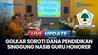 🔴LIVE UPDATE Fraksi Golkar di MPR Minta Dana Pendidikan Tak Dipakai MBG, Singgung Nasib Guru Honorer