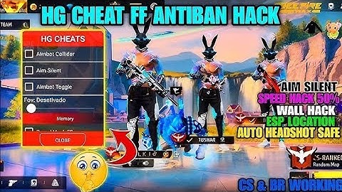HG CHEAT V9 MOD MENU NO BAN NO BLACKLIST FREE FIRE PRIME MODS APK FREE CS RANK WORKING