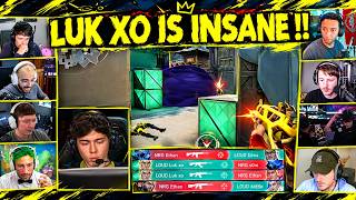 Valorant Streamers React To LOUD LUKXO INSANE 4K vs NRG At VCT Champions