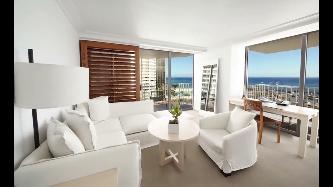 Step Inside: Breathtaking Views from a Modern Room in Honolulu!