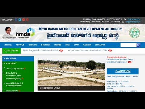 HMDA Plots Auction | Uppal Bhagayath Plots Auction - Phase-II