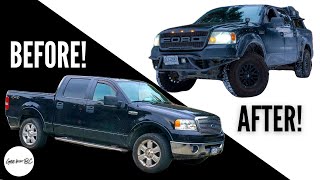 2008 FORD F150 STOCK TO OFF-ROAD IN 7 MINUTES!!!