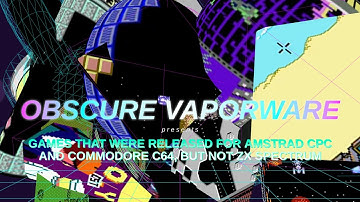 18 games that were released for Amstrad CPC and Commodore C64 but not ZX Spectrum