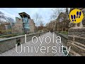 Walking through loyola university maryland