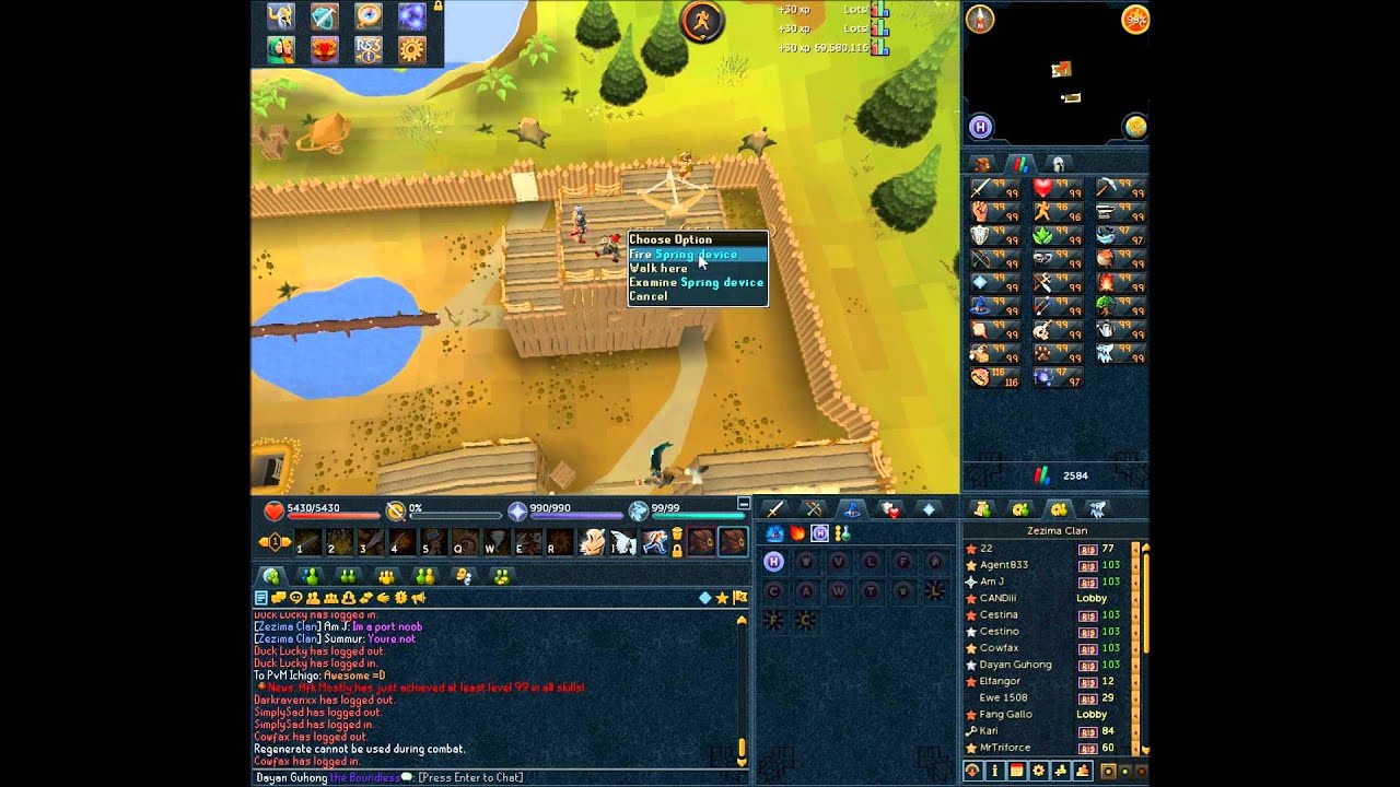 Barbarian agility course