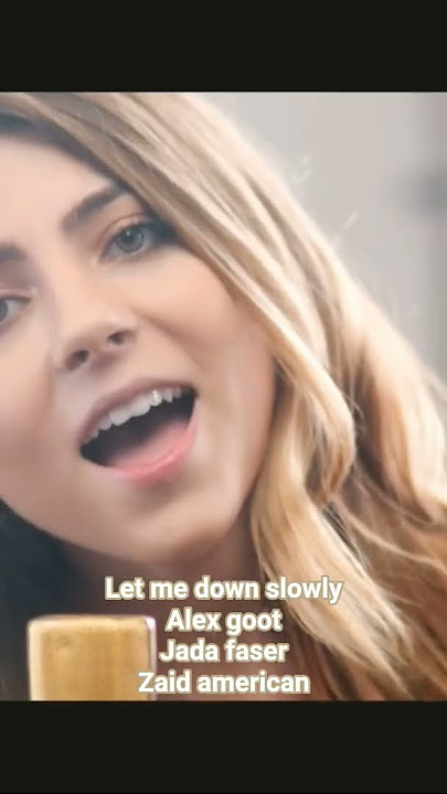 let me down slowly alex goot zaid american #music