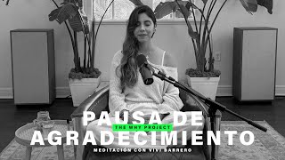 Pausa de agradecimiento - Vivi Barrero
