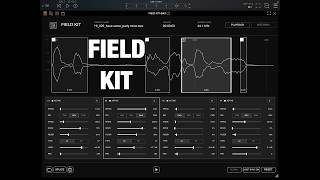 Field Kit - Multi-Window Audio Instrument By Field Tone Audio - Tutorial Demo For Ios