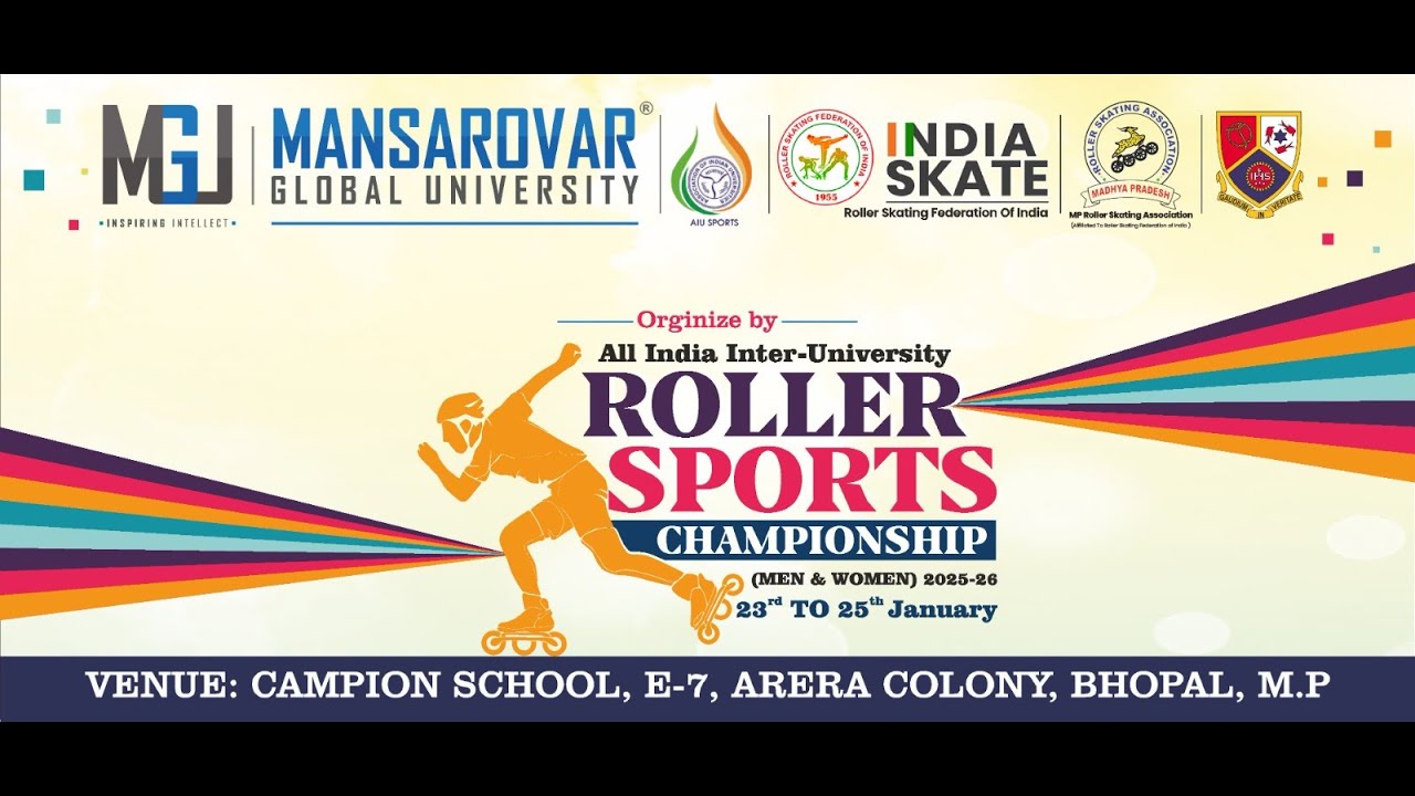 All India Inter-University Roller Sports Championship 2025-26🏆✨ | Day 2 LIVE |