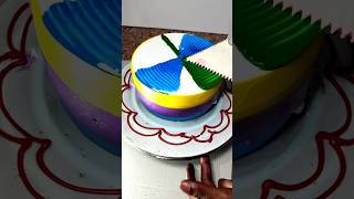 Very Nice Mix Colourful 🌈 Cake Design #trending #shorts #explorepage #shortsfeed #viral #ytshorts