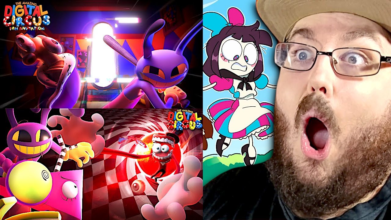 THE AMAZING DIGITAL CIRCUS - FAN EP: THE INTRUDER, Caine Killed Zooble & Happy Place Song REACTION!