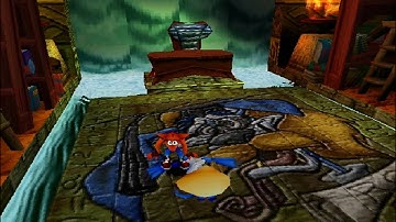 Crash Bandicoot 2 - 100% Gameplay, Level 5 Ripper Roo boss