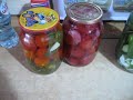 асарти на зиму помидоры огурцы со смородиной tomatoes cucumbers with currants