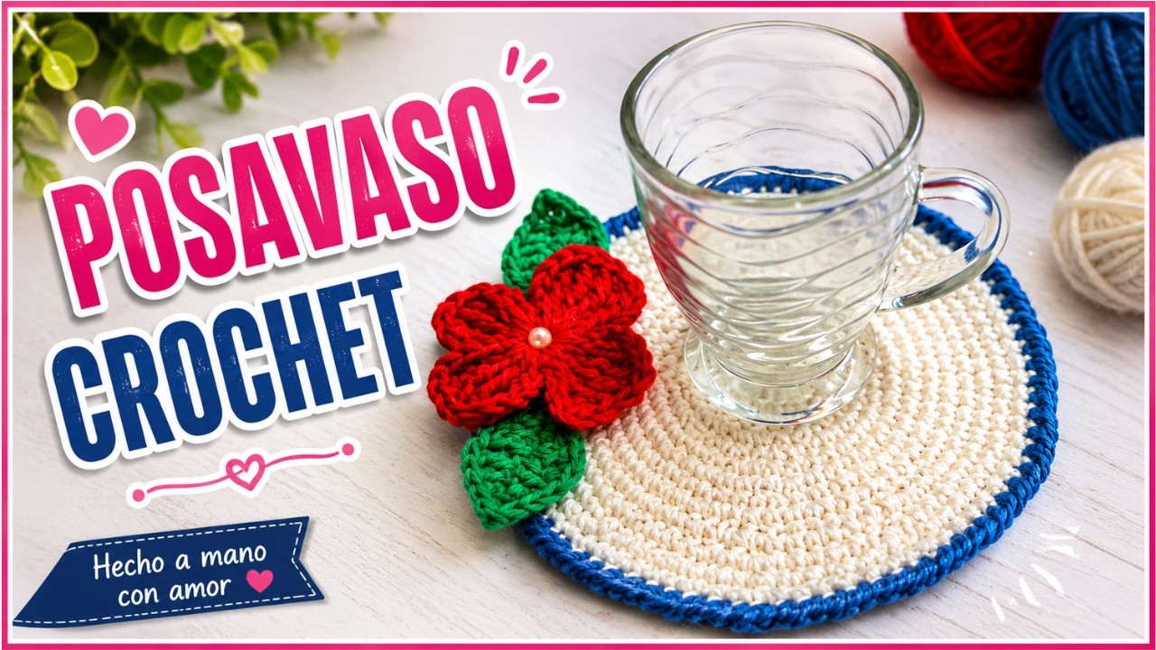 Posavasos De Algodón Tejido Con Patrón Floral 8 Unicornios Negro | Meses Sin Interés