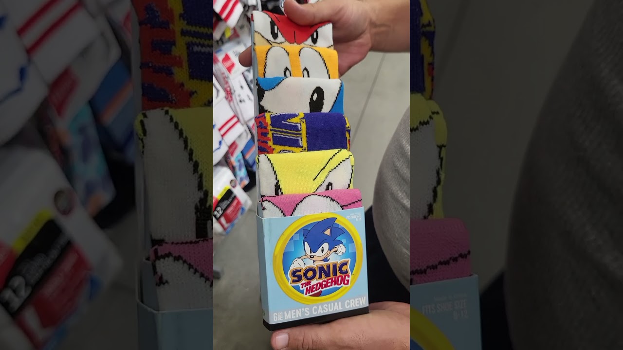 Sonic the Hedgehog Socks | No chili Dog