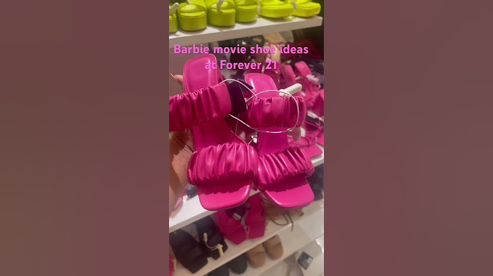Cute, affordable Barbie movie shoe ideas! #barbievibes #barbiestyle #forever21