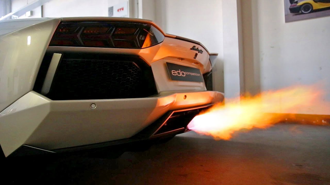Aventador by Edo Competition SHOOTING EPIC FLAMES! YouTube