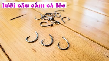 Bán lưỡi câu cắm cá lóc, mẫu lưỡi câu ó Hòa Long, đuôi tóm lưỡi tròn