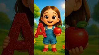 a for apple nursery rhymes alphabet song abcd song " #shortvideo #drawing #abc #shortvideo