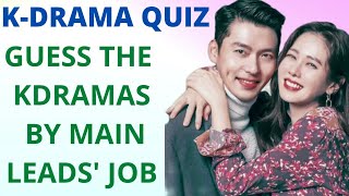 KDRAMA QUIZ | Can You Guess the korean drama by Main Lead's Profession? screenshot 2