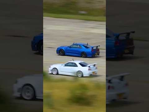 1,000 hp R34 Nissan GT-R DRAG RACE!